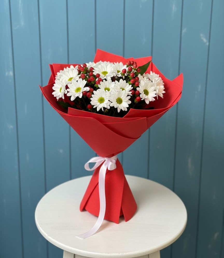 Букет цветов из: Хризантемы в Войсковицы