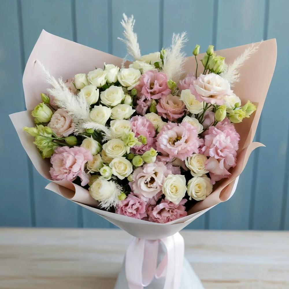 Букет цветов из: Альстромерии и Розы в Войсковицы