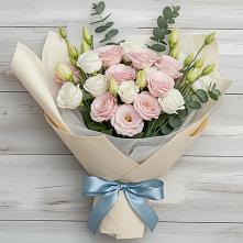 Букет цветов из:  Лизиантусы в Войсковицы