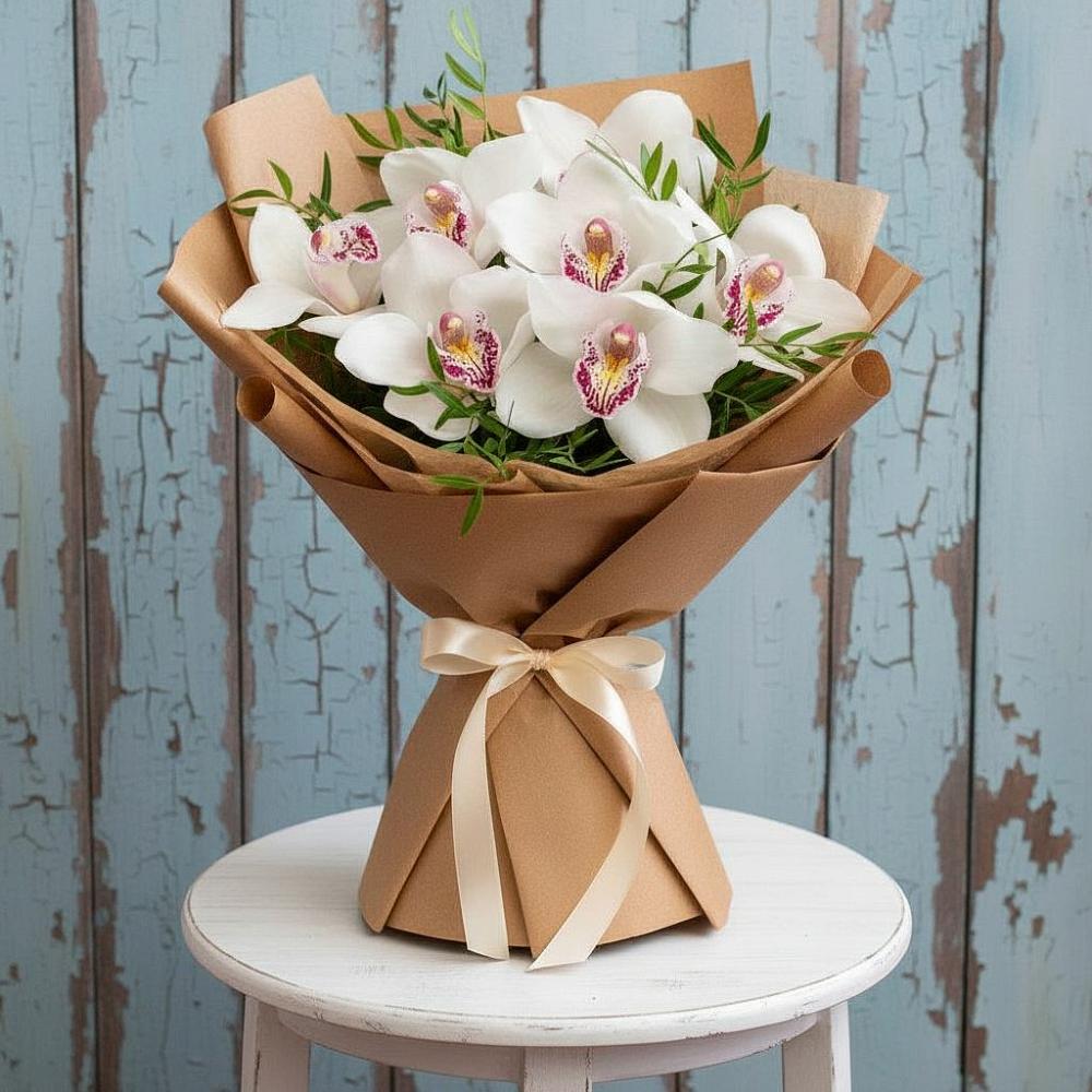 Букет цветов из: Орхидеи и Розы в Войсковицы
