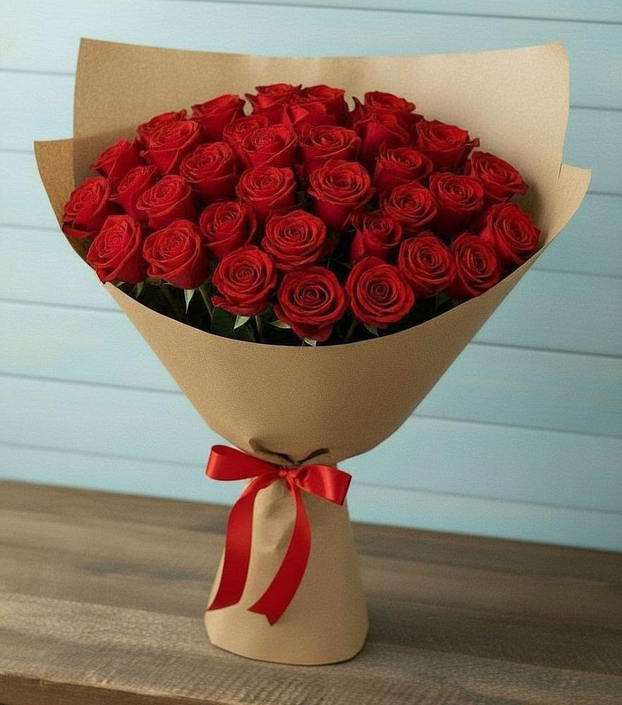 Букет Красные розы Милано в Войсковицы