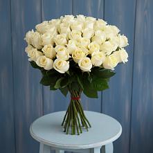 Букет 51 Белая роза Эдлесс Лав #REPLACE_PRED# Войсковицы