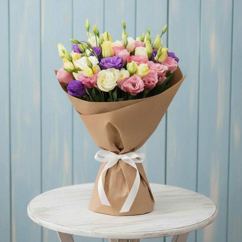 Букет цветов из: Лизиантусы в Войсковицы