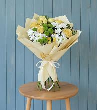 Букет цветов из:  Хризантемы и Розы в Войсковицы