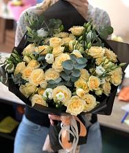 Букет цветов из:  Розы и Лизиантусы #REPLACE_PRED# Войсковицы