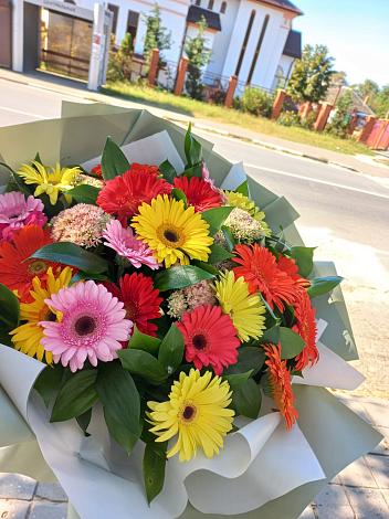 Букет цветов из: Герберы в Войсковицы
