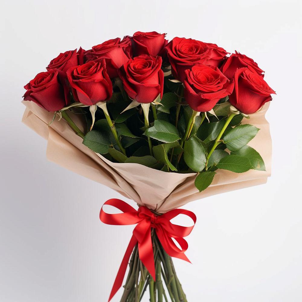 Букет 11 Красных роз Эдлесс Лав в Войсковицы