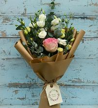 Букет цветов из:  Розы и Лизиантусы #REPLACE_PRED# Войсковицы